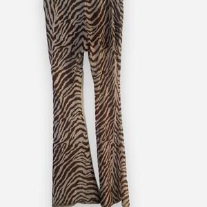 Mimosa brown zebra print sheer